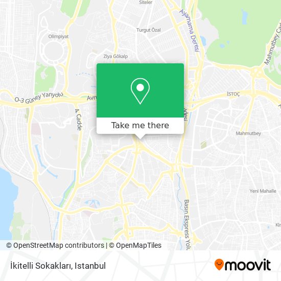 İkitelli Sokakları map