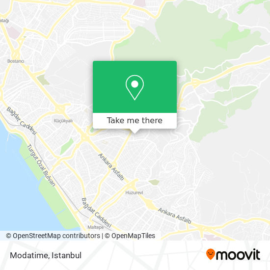 Modatime map