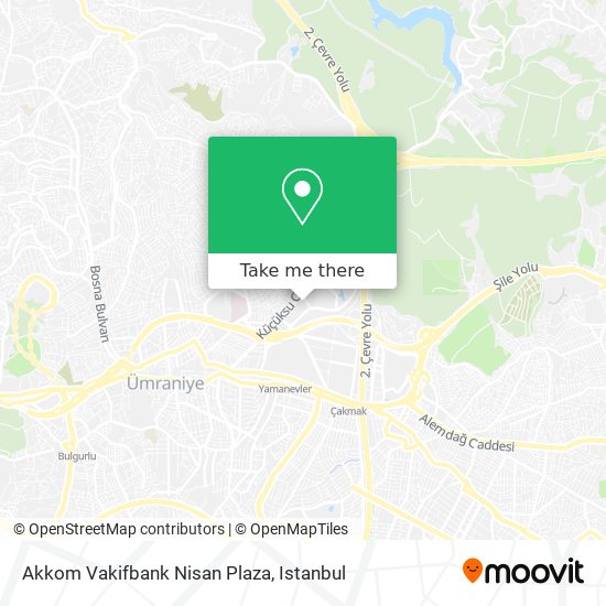 Akkom Vakifbank Nisan Plaza map