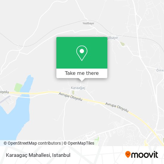 Karaagaç Mahallesi map