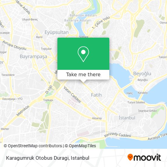 Karagumruk Otobus Duragi map