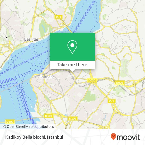 Kadikoy Bella bicchi map