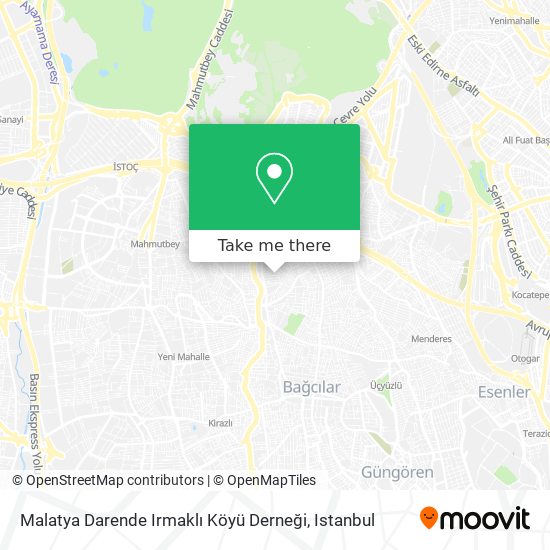 Malatya Darende Irmaklı Köyü Derneği map
