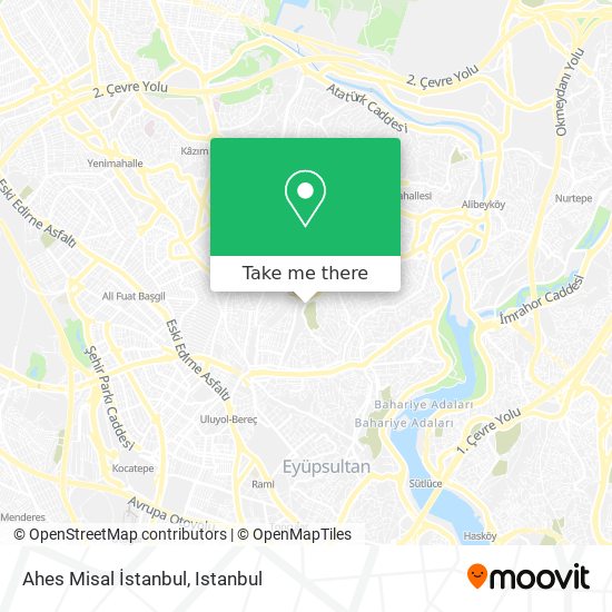 Ahes Misal İstanbul map