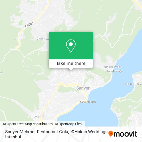 Sarıyer Mehmet Restaurant Gökçe&Hakan Weddings map