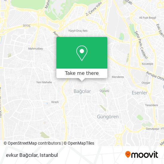evkur Bağcılar map