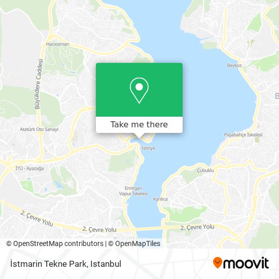 İstmarin Tekne Park map