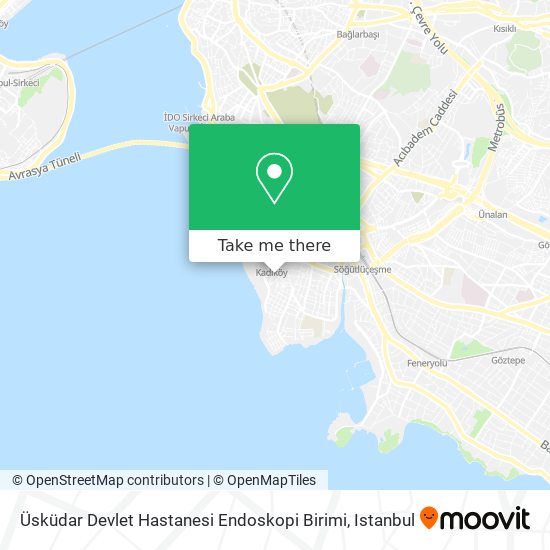 Üsküdar Devlet Hastanesi Endoskopi Birimi map