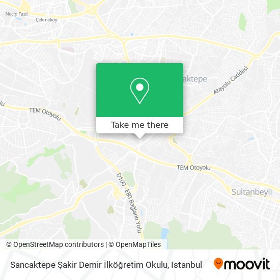 Sancaktepe Şakir Demir İlköğretim Okulu map