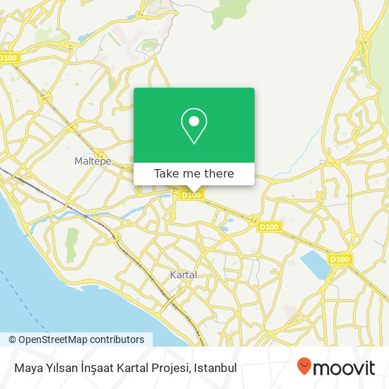 Maya Yılsan İnşaat Kartal Projesi map