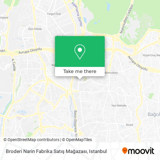 Broderi Narin Fabrika Satış Mağazası map