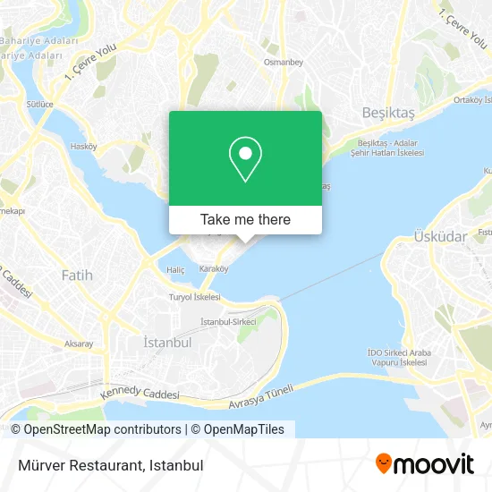 Mürver Restaurant map