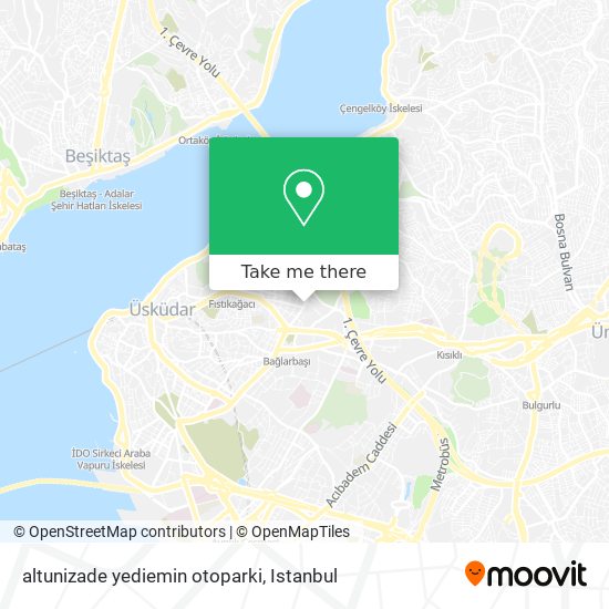 altunizade yediemin otoparki map