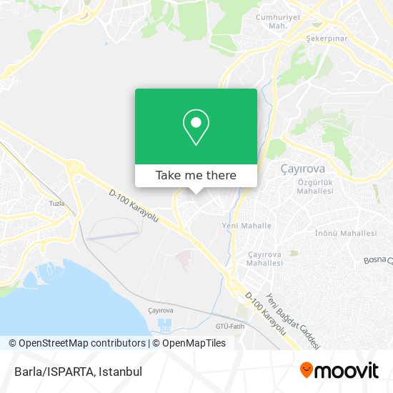 Barla/ISPARTA map