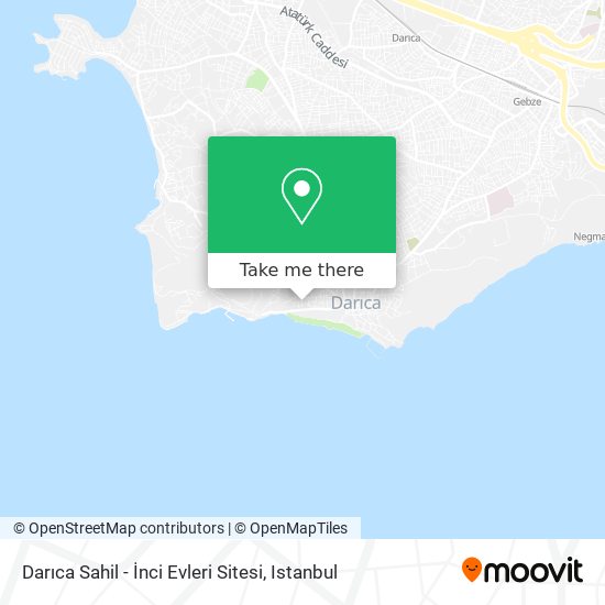 Darıca Sahil - İnci Evleri Sitesi map