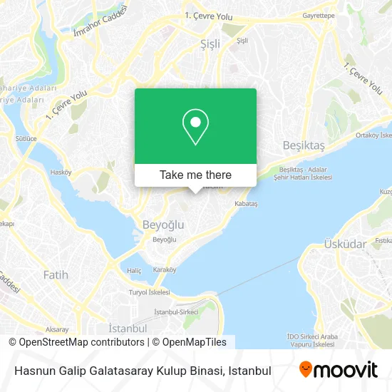 Hasnun Galip Galatasaray Kulup Binasi map