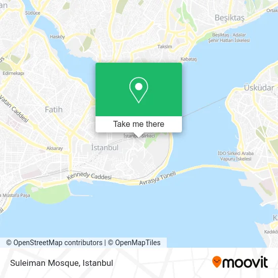Suleiman Mosque map