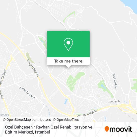 Özel Bahçeşehir Reyhan Özel Rehabilitasyon ve Eğitim Merkezi map