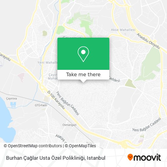 Burhan Çağlar Usta Özel Polikliniği map