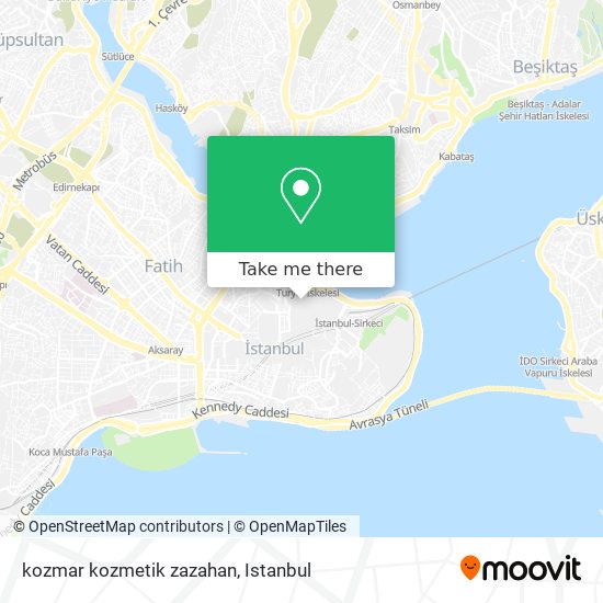 kozmar kozmetik zazahan map