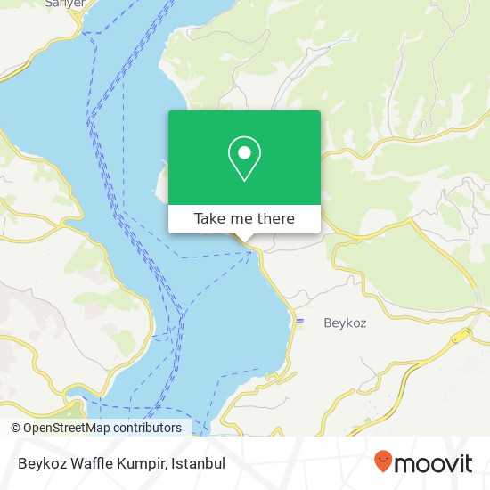 Beykoz Waffle Kumpir map