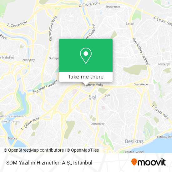 SDM Yazılım Hizmetleri A.Ş. map
