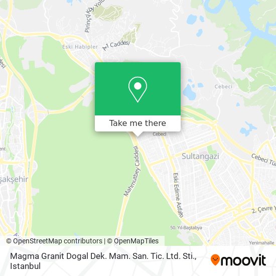 Magma Granit Dogal Dek. Mam. San. Tic. Ltd. Sti. map