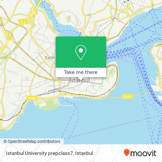 Istanbul University prepclass7 map