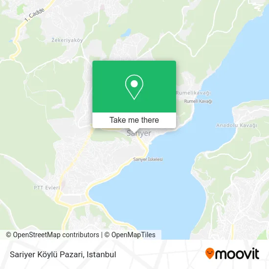 Sariyer Köylü Pazari map