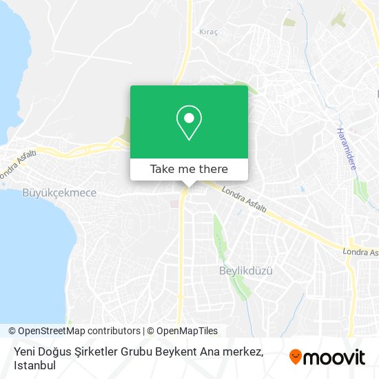 Yeni Doğus Şirketler Grubu Beykent Ana merkez map