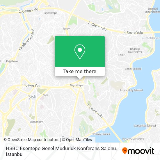 HSBC Esentepe Genel Mudurluk Konferans Salonu map
