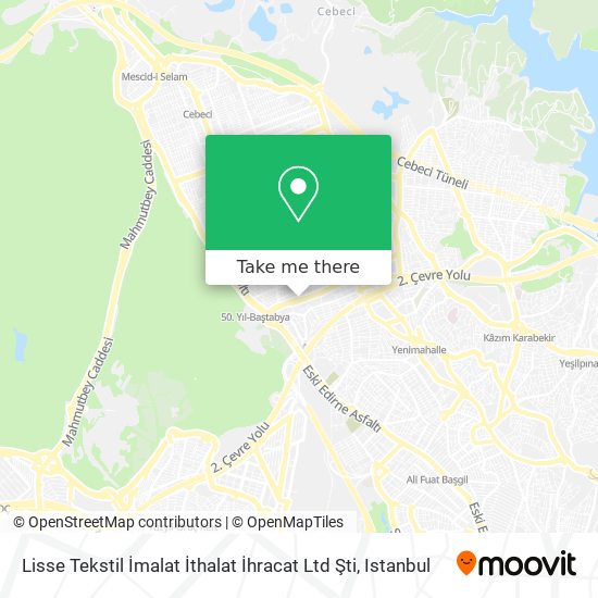 Lisse Tekstil İmalat İthalat İhracat Ltd Şti map