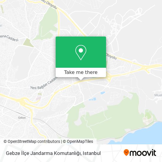 Gebze İlçe Jandarma Komutanlığı map