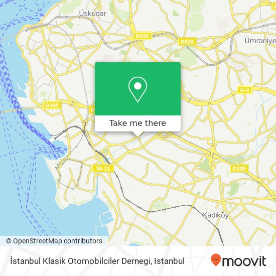 İstanbul Klasik Otomobilciler Dernegi map