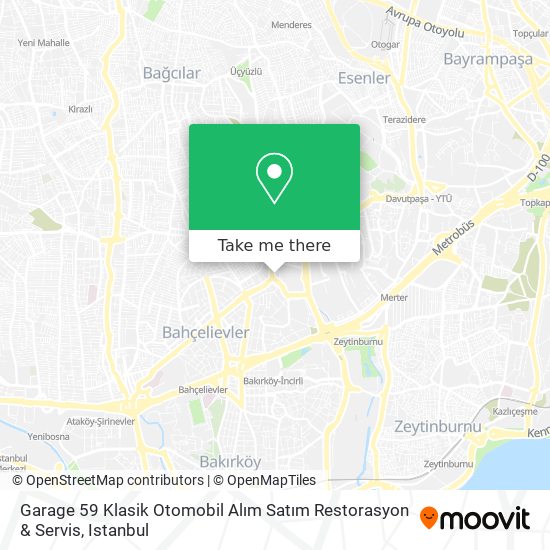 Garage 59 Klasik Otomobil Alım Satım Restorasyon & Servis map