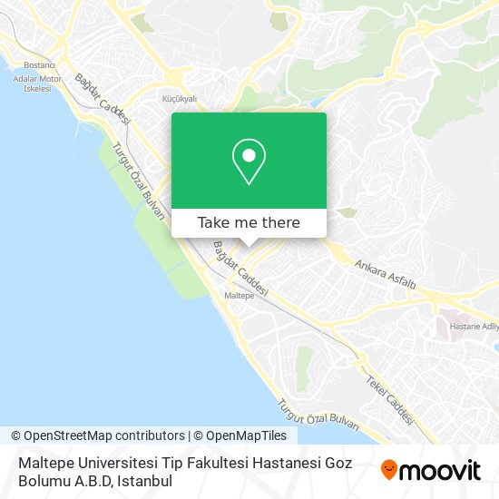 Maltepe Universitesi Tip Fakultesi Hastanesi Goz Bolumu A.B.D map