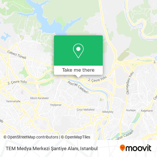 TEM Medya Merkezi Şantiye Alanı map