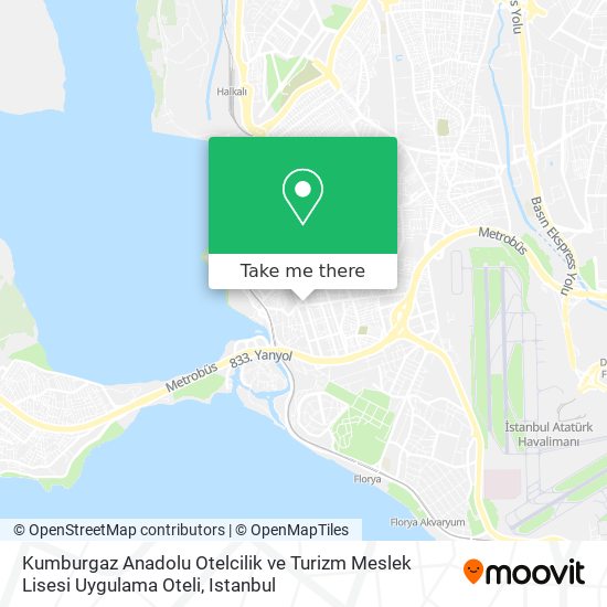 Kumburgaz Anadolu Otelcilik ve Turizm Meslek Lisesi Uygulama Oteli map