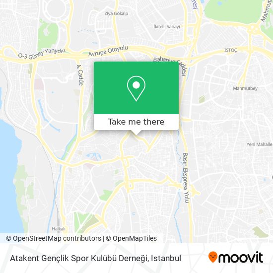 Atakent Gençlik Spor Kulübü Derneği map