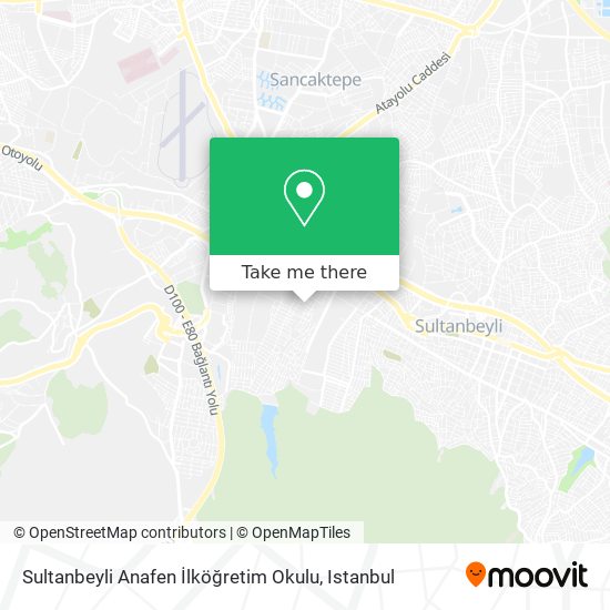 Sultanbeyli Anafen İlköğretim Okulu map