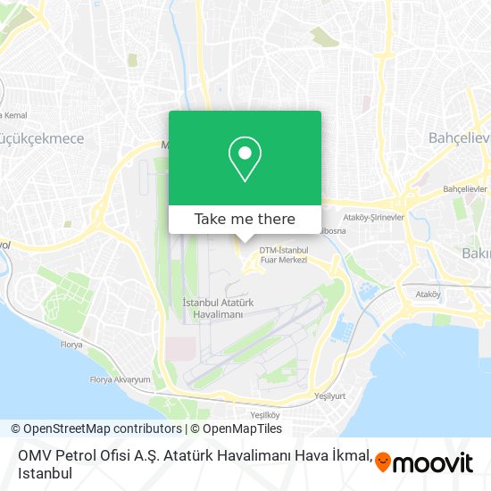OMV Petrol Ofisi A.Ş.  Atatürk Havalimanı Hava İkmal map