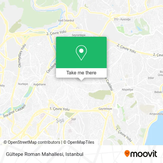 Gültepe Roman Mahallesi map