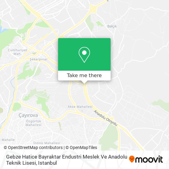 Gebze Hatice Bayraktar Endustri Meslek Ve Anadolu Teknik Lisesi map