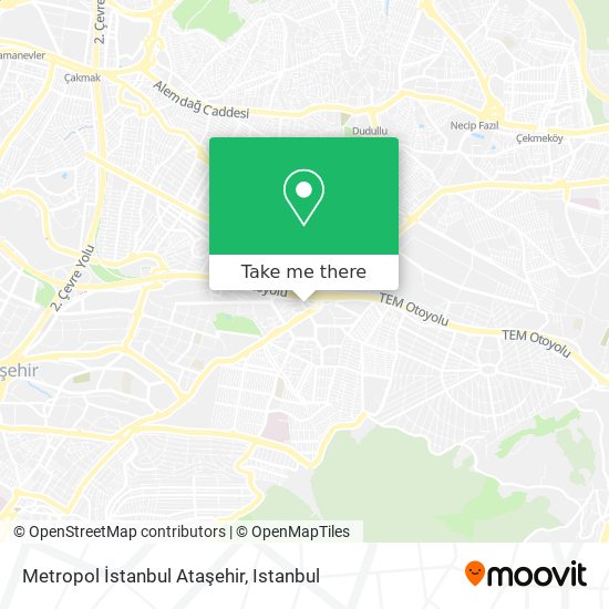 Metropol İstanbul Ataşehir map