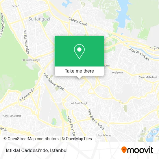 İstiklal Caddesi'nde map