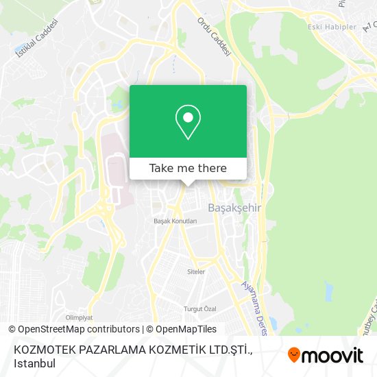 KOZMOTEK PAZARLAMA KOZMETİK LTD.ŞTİ. map