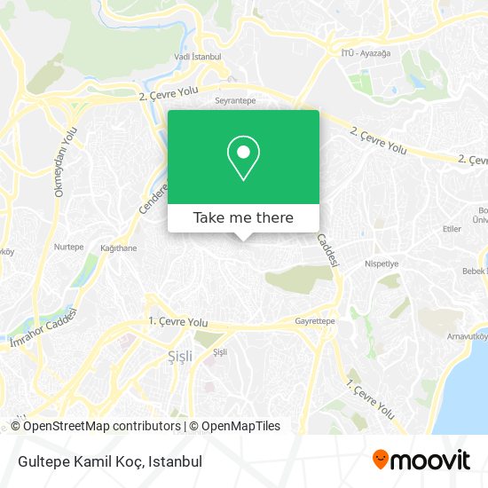 Gultepe Kamil Koç map