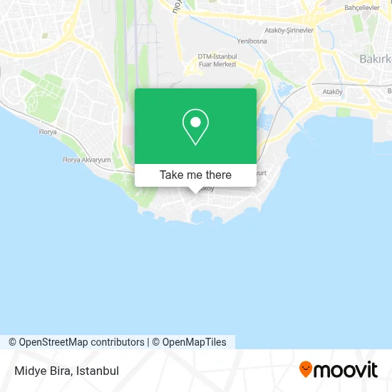 Midye Bira map