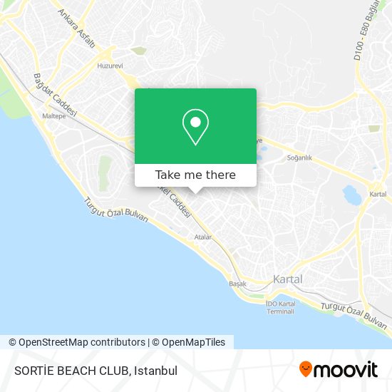 SORTİE BEACH CLUB map