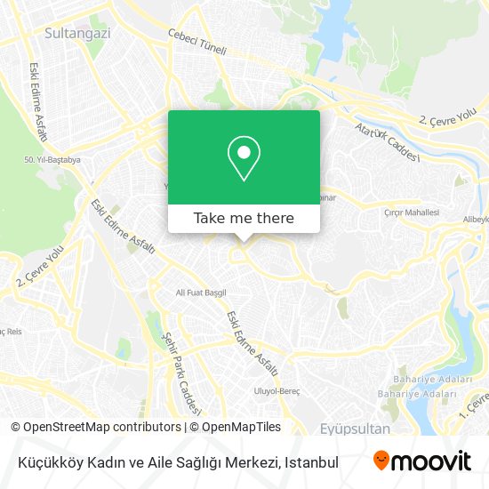 Küçükköy Kadın ve Aile Sağlığı Merkezi map